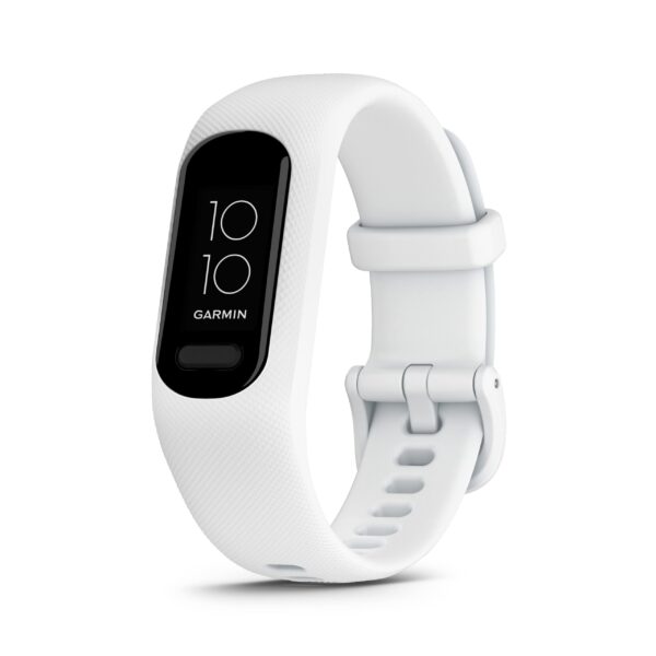 Garmin vívosmart® 5, rastreador de actividad física, batería de larga duración, diseño simple, color blanco