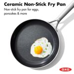 Batería de cocina juego de ollas y sartenes OXO Mira CC005892-001 acero inoxidable triple capa 10 piezas inducción antia