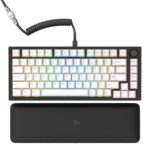 Teclado Mecánico Modular Glorious PC Gaming Race GMMK PRO 75% GLO-GMMK-P75-FOX-B Negro Interruptores Fox Aluminio CNC Re