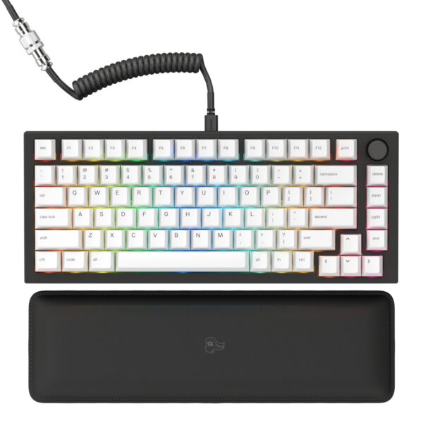 Teclado Mecánico Modular Glorious PC Gaming Race GMMK PRO 75% GLO-GMMK-P75-FOX-B Negro Interruptores Fox Aluminio CNC Re