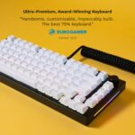 Teclado Mecánico Modular Glorious PC Gaming Race GMMK PRO 75% GLO-GMMK-P75-FOX-B Negro Interruptores Fox Aluminio CNC Re