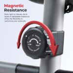 Entrenador Eliptico y Bicicleta 2 en 1 Sunny Health Fitness SF-E322004 Resistencia Magnetica 8 Niveles Volante 11 Libras