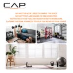 CAP Barbell Peso de la mancuerna hexagonal recubierta, individual, 10-120 libras, múltiples opciones