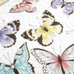 Juego de edredón Flutter Butterfly Lush Decor Triangle Home Fashions 21T011983 lila 3 piezas matrimonial Queen