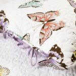 Juego de edredón Flutter Butterfly Lush Decor Triangle Home Fashions 21T011983 lila 3 piezas matrimonial Queen