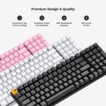 Teclado Mecánico Gamer Glorious GMMK 2 GLO-GMMK2-96-FOX-W 65% Hot-Swap RGB Blanco