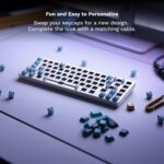 Teclado Mecánico Glorious PC Gaming Race GMMK 2 65% GLO-GMMK2-65-FOX-W Blanco Compacto Bajo Perfil Hot-Swap Interruptore