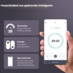 Elvie Stride Extractor de leche de grado hospitalario, controlado por aplicación, manos libres, portátil, ultra silencio