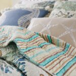 Juego de edredón King Cal King Atlantis Coastal Greenland Home Fashions GL-1810ABSK color jade 5 piezas