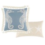 Juego de edredón King Cal King Atlantis Coastal Greenland Home Fashions GL-1810ABSK color jade 5 piezas