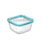Contenedor cuadrado de vidrio templado para alimentos Bormioli Rocco Frigoverre Future 344207MEL121990 apilable con sell