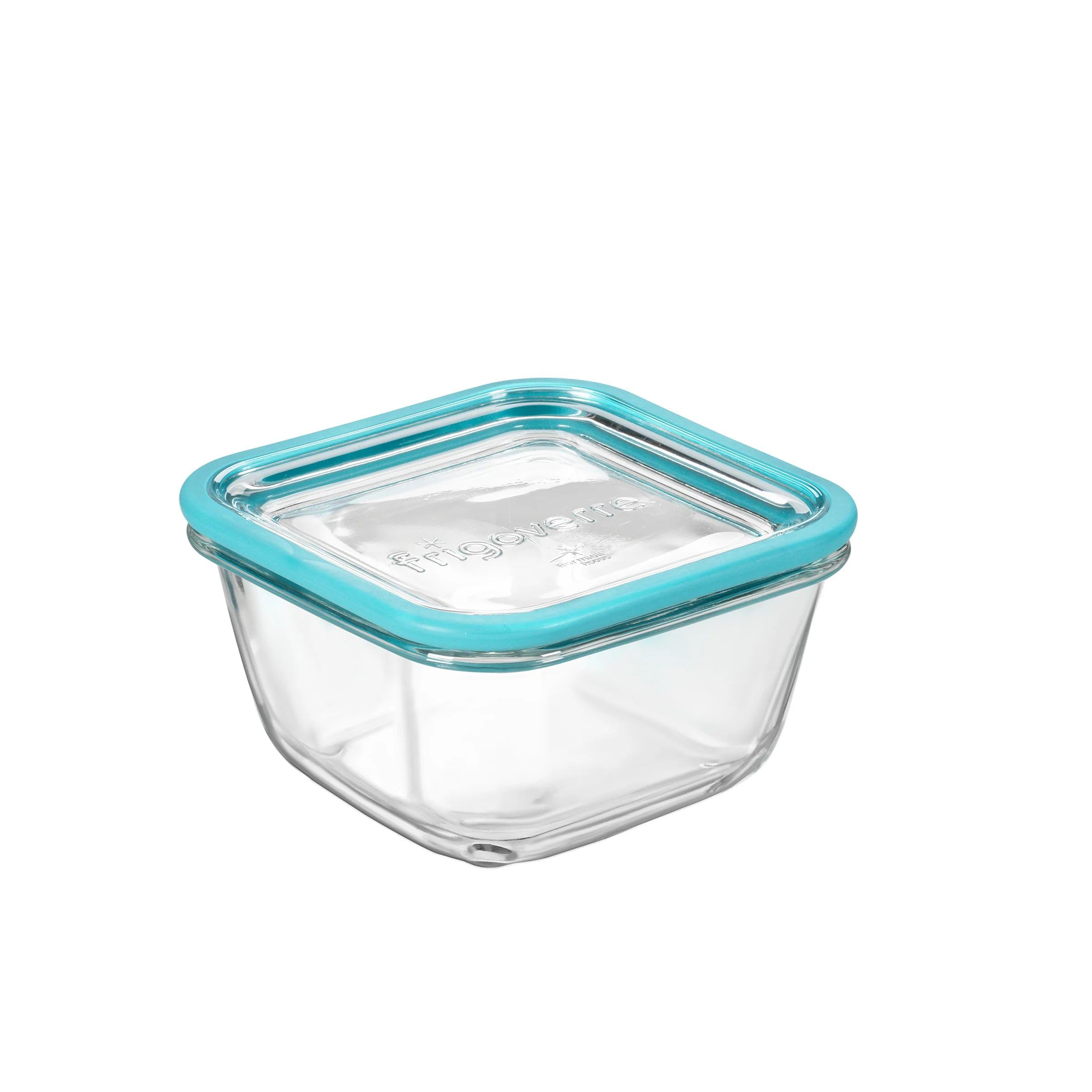 Version 1.0.0 Contenedor cuadrado de vidrio templado para alimentos Bormioli Rocco Frigoverre Future 344207MEL121990 apilable con sell