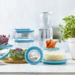 Contenedor cuadrado de vidrio templado para alimentos Bormioli Rocco Frigoverre Future 344207MEL121990 apilable con sell