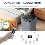 Aire acondicionado portátil COSTWAY Portable Air Conditioner 10000 BTU modo secado ventilador y reposo 2 velocidades tem