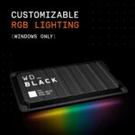 Western Digital - WDBAWY0010BBK-WESN - Unidad de estado sólido SSD de juego P40 de 1 TB externa portátil compatible con