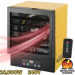 Calentador Eléctrico Garaje Dura Heat EWH9615 240V 10,000W 34,120 BTU con Control Remoto Sistema ECO y Montaje en Techo