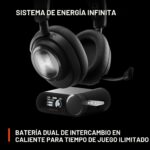 Auricular gaming inalámbrico SteelSeries Arctis Nova Pro Wireless 61521 drivers hi-fi ANC activo sistema Infinity Power