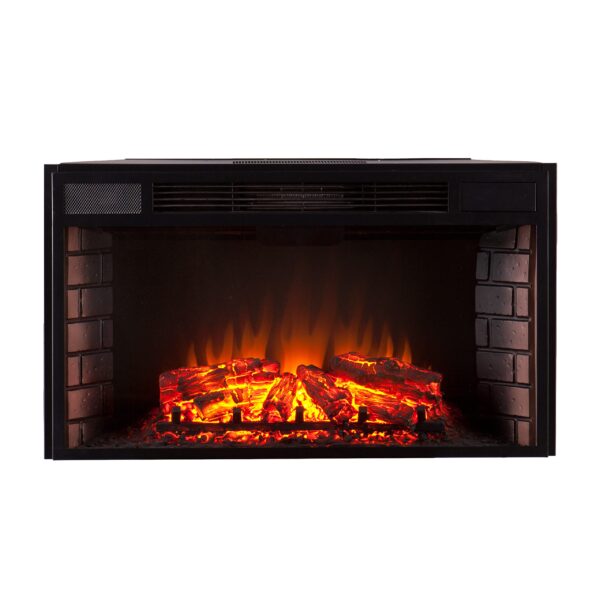 Caja de fuego electrica pantalla ancha Southern Enterprises AMZ3315AF negro 33 pulgadas con control remoto LED calentado