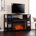 Caja de fuego electrica pantalla ancha Southern Enterprises AMZ3315AF negro 33 pulgadas con control remoto LED calentado