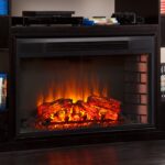 Caja de fuego electrica pantalla ancha Southern Enterprises AMZ3315AF negro 33 pulgadas con control remoto LED calentado