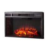 Caja de fuego electrica pantalla ancha Southern Enterprises AMZ3315AF negro 33 pulgadas con control remoto LED calentado