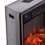 Caja de fuego electrica pantalla ancha Southern Enterprises AMZ3315AF negro 33 pulgadas con control remoto LED calentado