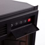 Caja de fuego electrica pantalla ancha Southern Enterprises AMZ3315AF negro 33 pulgadas con control remoto LED calentado
