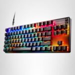 Teclado para juegos SteelSeries Apex 9 TKL 64847 óptico HotSwap interruptores OptiPoint RGB marco aleación aluminio tecl