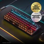 Teclado para juegos SteelSeries Apex 9 TKL 64847 óptico HotSwap interruptores OptiPoint RGB marco aleación aluminio tecl