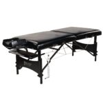 Master Massage Galaxy Therma - Cama de pestañas superior de 30 pulgadas, 2 pliegues con funda de transporte, altura de m