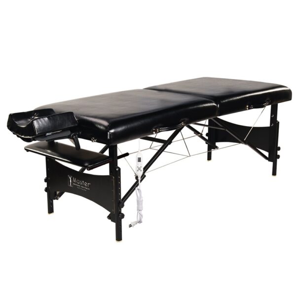 Master Massage Galaxy Therma - Cama de pestañas superior de 30 pulgadas, 2 pliegues con funda de transporte, altura de m