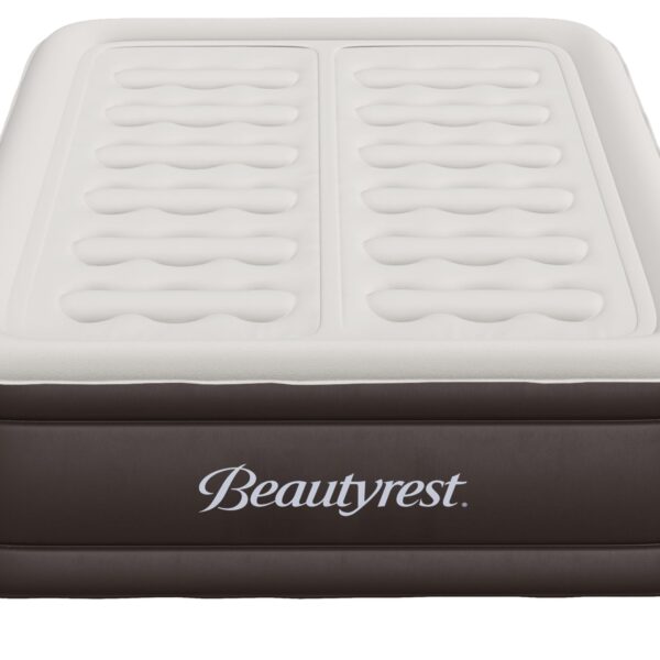 Colchon inflable cama de aire doble zona Beautyrest AMZDUET18QN firmeza ajustable bomba integrada altura elevada tamano