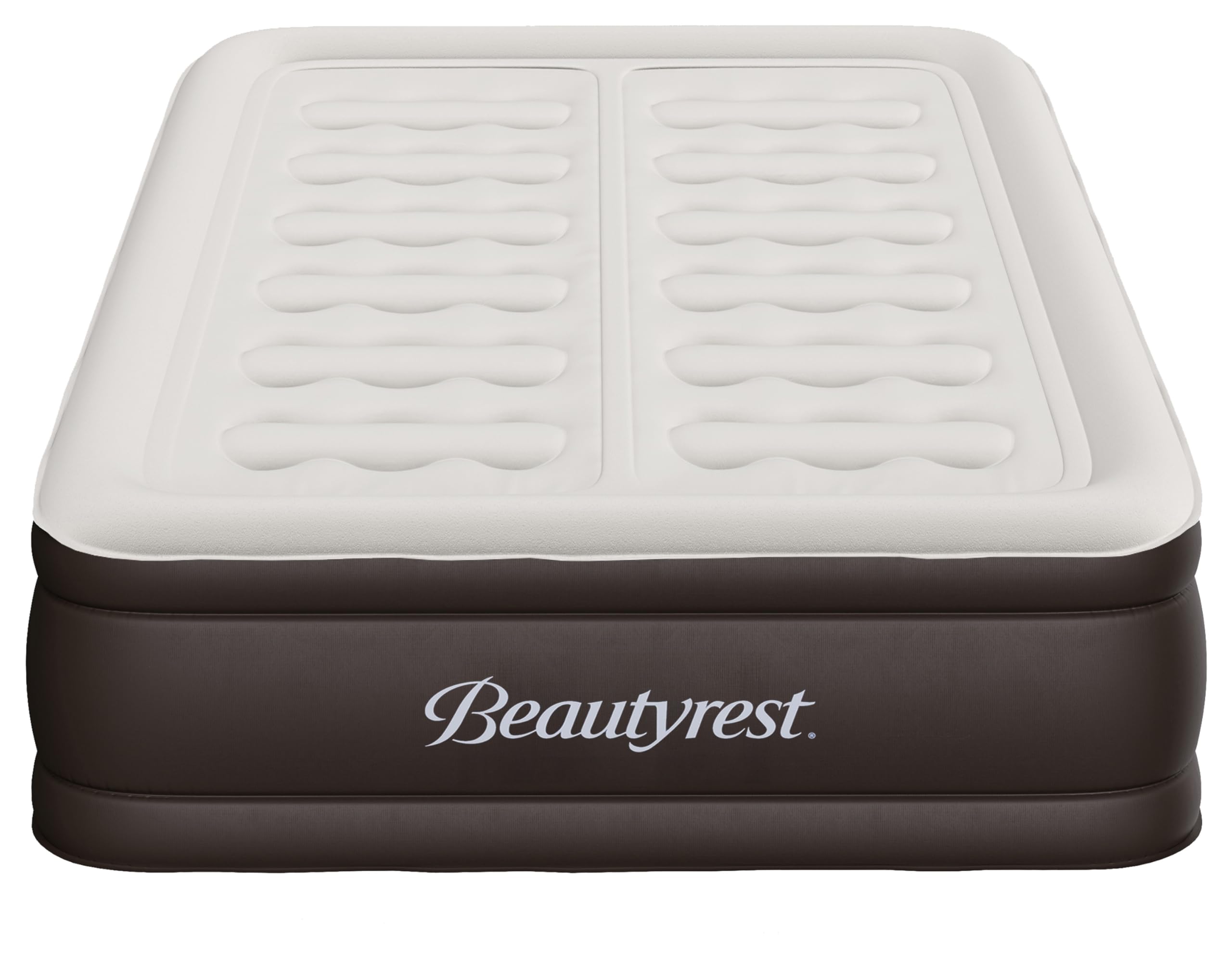 Version 1.0.0 Colchon inflable cama de aire doble zona Beautyrest AMZDUET18QN firmeza ajustable bomba integrada altura elevada tamano