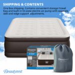 Colchon inflable cama de aire doble zona Beautyrest AMZDUET18QN firmeza ajustable bomba integrada altura elevada tamano