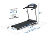Caminadora Plegable Inteligente XTERRA Fitness TR260 motor 2.25 HP velocidad 0-10 mph inclinación motorizada 10 niveles