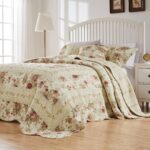 Juego de colcha acolchada Greenland Home Antique Rose Greenland Home Fashions GL-WB0726JSK algodón 100% jumbo 120 x 118