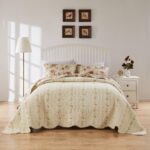 Juego de colcha acolchada Greenland Home Antique Rose Greenland Home Fashions GL-WB0726JSK algodón 100% jumbo 120 x 118