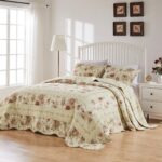 Juego de colcha acolchada Greenland Home Antique Rose Greenland Home Fashions GL-WB0726JSK algodón 100% jumbo 120 x 118