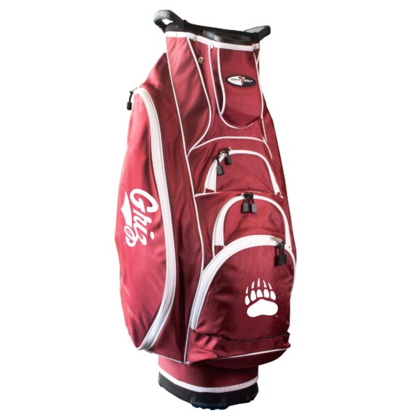 Team Golf NCAA Montana Albatross - Bolsa de golf ligera, divisor de club de 10 vías, soporte de acción de resorte, bolsi