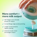 Willow Go - Extractor de leche manos libres - Extractor de lactancia portátil - portátil, eléctrico, inalámbrico y 9 niv