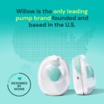 Willow Go - Extractor de leche manos libres - Extractor de lactancia portátil - portátil, eléctrico, inalámbrico y 9 niv