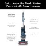 Aspiradora vertical Shark Stratos AZ3002 DuoClean PowerFins HairPro elevador eléctrico cepillo autolimpiante