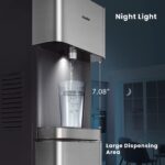 Dispensador de agua carga inferior Midea Comfee CWB41D5AST despachador autolimpiante ozono temperatura ajustable NTC con