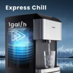 Dispensador de agua carga inferior Midea Comfee CWB41D5AST despachador autolimpiante ozono temperatura ajustable NTC con