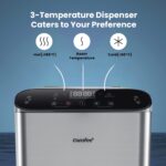 Dispensador de agua carga inferior Midea Comfee CWB41D5AST despachador autolimpiante ozono temperatura ajustable NTC con
