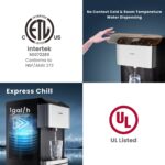 Dispensador de agua carga inferior Midea Comfee CWB41D5AST despachador autolimpiante ozono temperatura ajustable NTC con