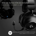 Logitech G PRO X 2 Lightspeed - Auriculares inalámbricos para juegos: Auriculares inalámbricos con micrófono, controlado
