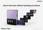 Teléfono Plegable Samsung Galaxy Z Flip 4 SM-F721ULBAXAA desbloqueado 128GB modo flexible cámara manos libres pantalla c
