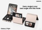 Teléfono Plegable Samsung Galaxy Z Flip 4 SM-F721ULBAXAA desbloqueado 128GB modo flexible cámara manos libres pantalla c