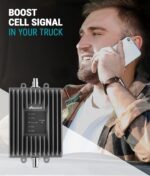 SureCall Fusion2Go OTR - Amplificador de señal de teléfono celular para camiones, furgonetas de trabajo, flotas, aumenta